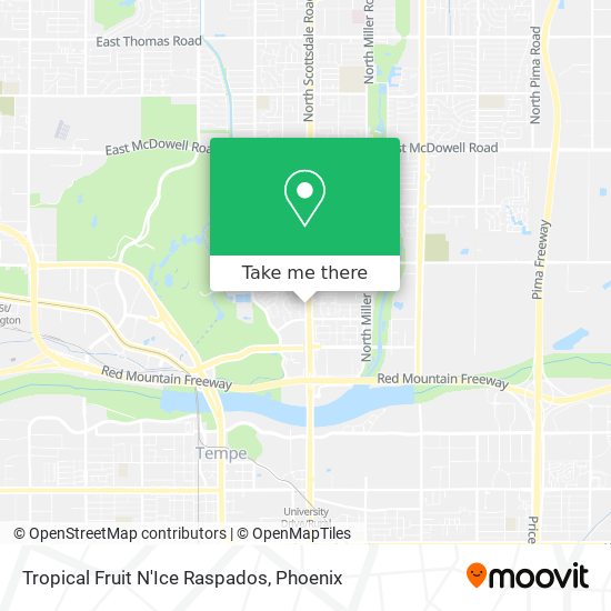 Mapa de Tropical Fruit N'Ice Raspados