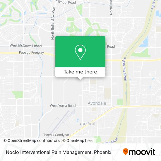 Nocio Interventional Pain Management map