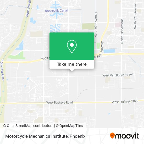 Motorcycle Mechanics Institute map