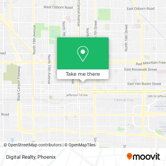 Digital Realty map