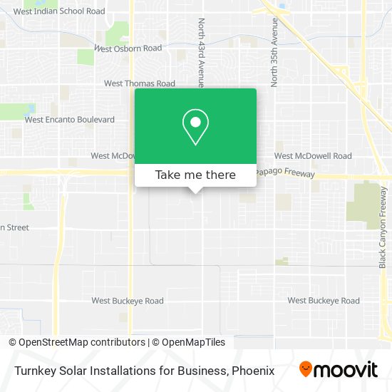 Mapa de Turnkey Solar Installations for Business