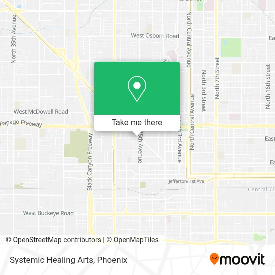 Systemic Healing Arts map