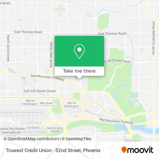 Truwest Credit Union - 52nd Street map