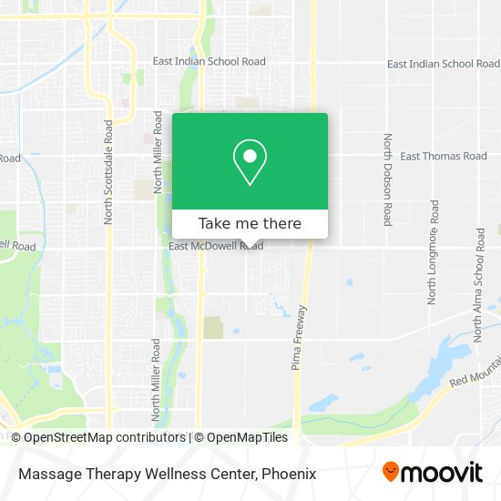 Massage Therapy Wellness Center map