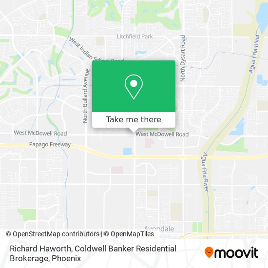 Richard Haworth, Coldwell Banker Residential Brokerage map