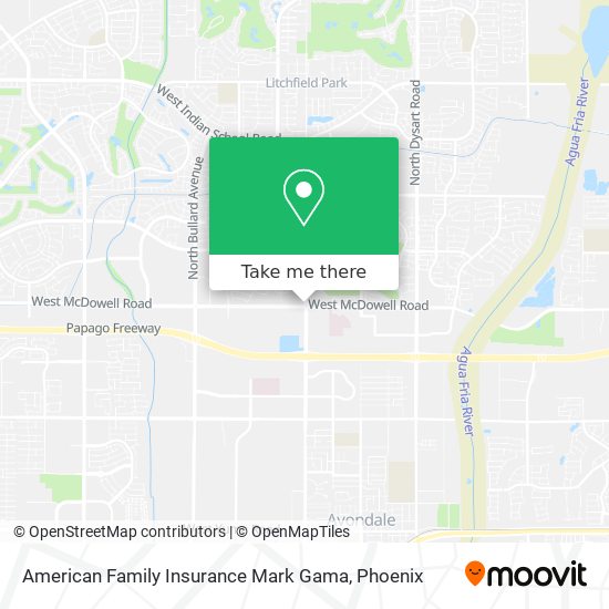 American Family Insurance Mark Gama map