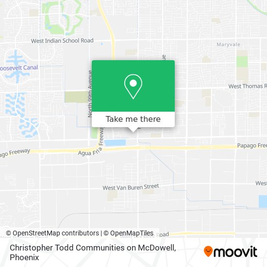 Christopher Todd Communities on McDowell map