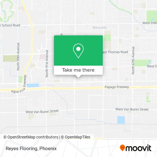 Reyes Flooring map