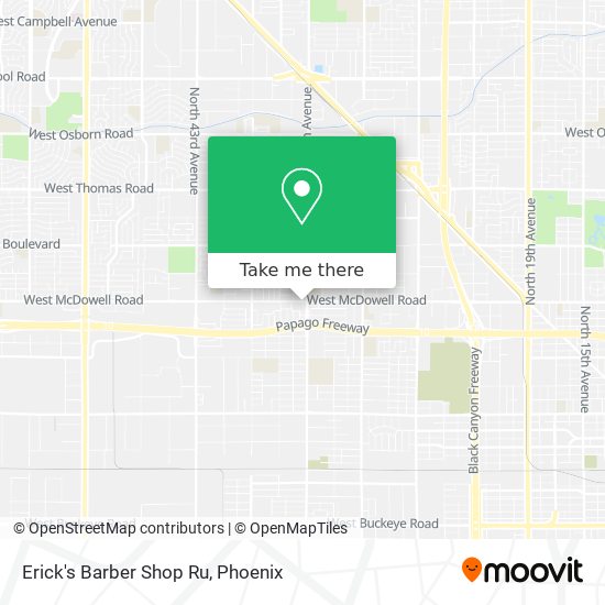 Erick's Barber Shop Ru map