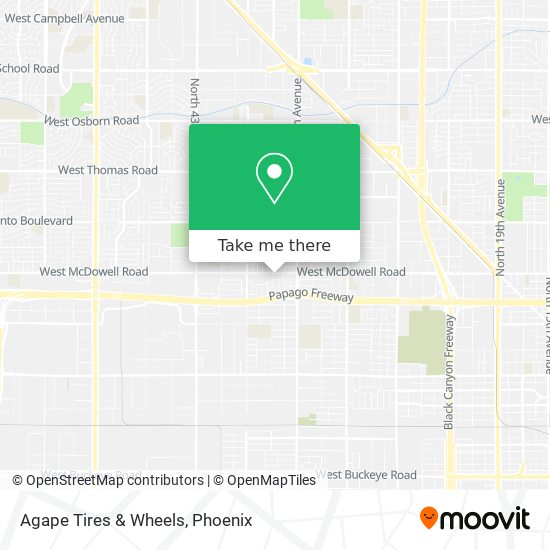 Agape Tires & Wheels map