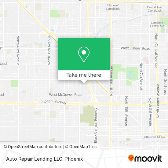 Auto Repair Lending LLC map