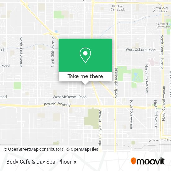 Body Cafe & Day Spa map