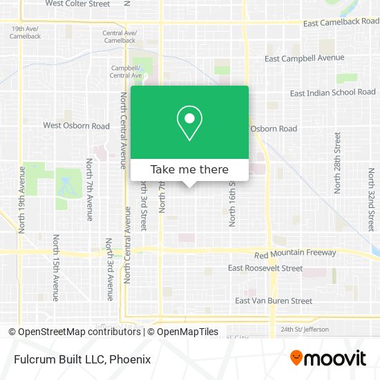 Fulcrum Built LLC map