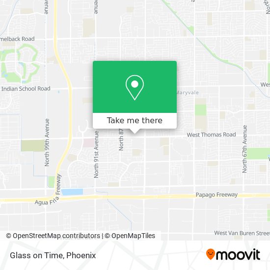 Glass on Time map