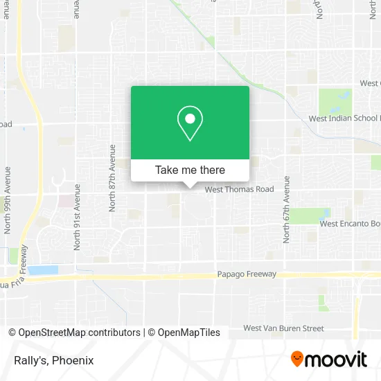 Rally's map