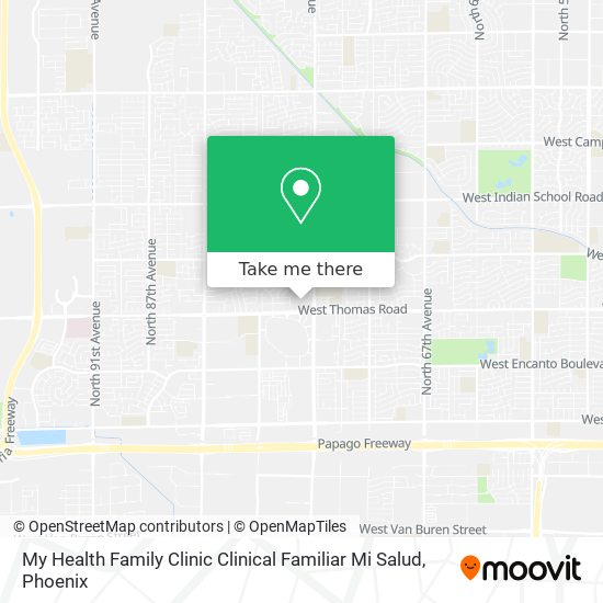 My Health Family Clinic Clinical Familiar Mi Salud map