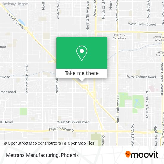 Metrans Manufacturing map