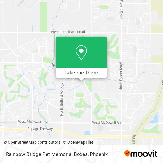 Rainbow Bridge Pet Memorial Boxes map