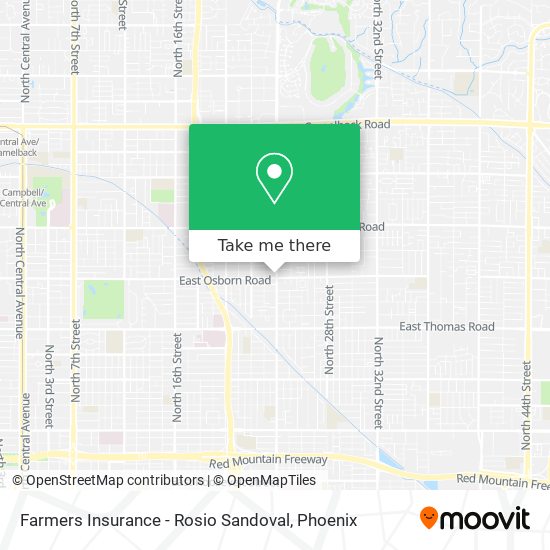 Mapa de Farmers Insurance - Rosio Sandoval