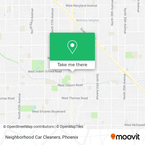 Mapa de Neighborhood Car Cleaners