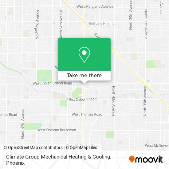 Climate Group Mechanical Heating & Cooling map