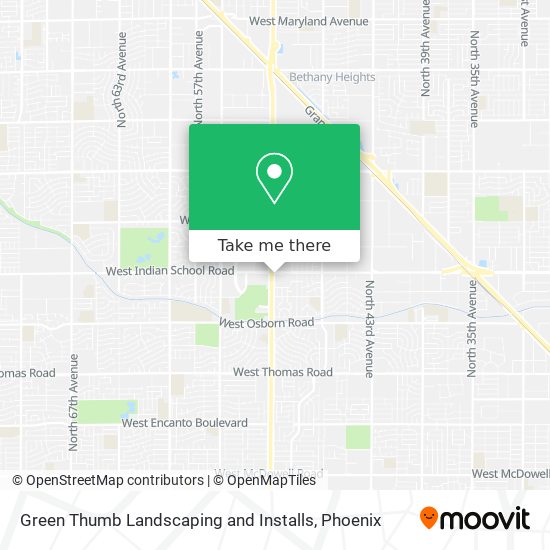 Mapa de Green Thumb Landscaping and Installs
