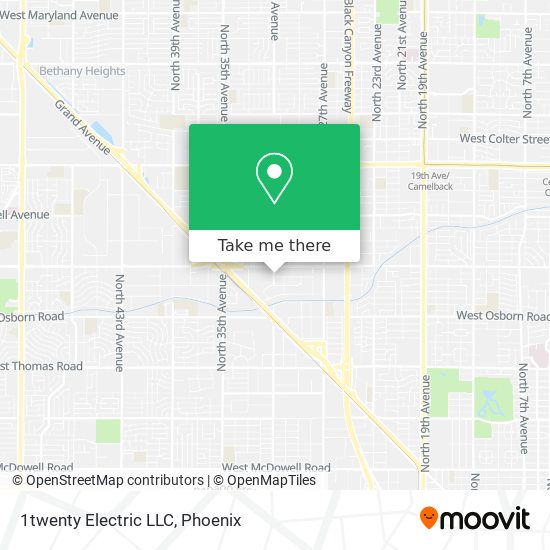 Mapa de 1twenty Electric LLC