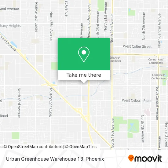 Urban Greenhouse Warehouse 13 map