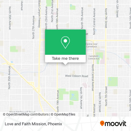 Love and Faith Mission map