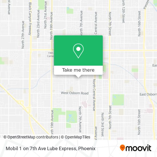 Mobil 1 on 7th Ave Lube Express map