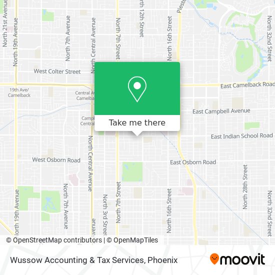 Mapa de Wussow Accounting & Tax Services