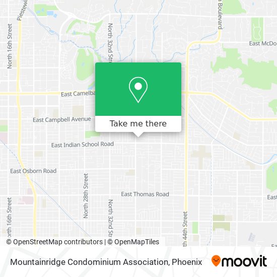 Mapa de Mountainridge Condominium Association