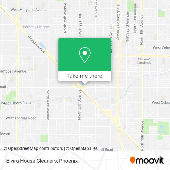 Elvira House Cleaners map