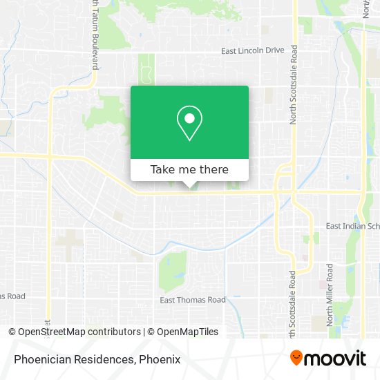 Phoenician Residences map