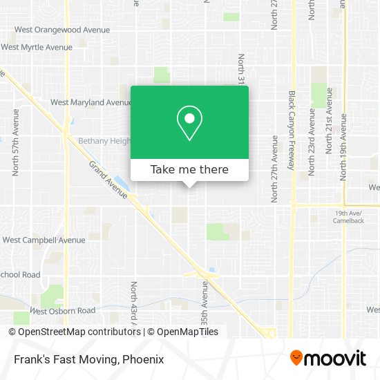 Mapa de Frank's Fast Moving