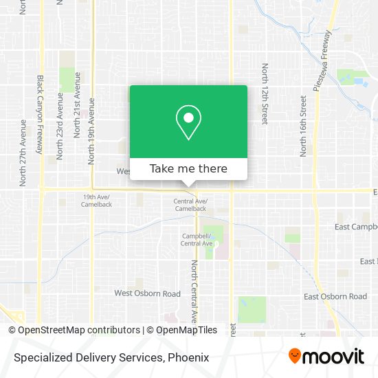 Mapa de Specialized Delivery Services