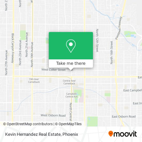 Kevin Hernandez Real Estate map