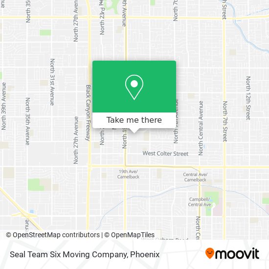 Seal Team Six Moving Company map