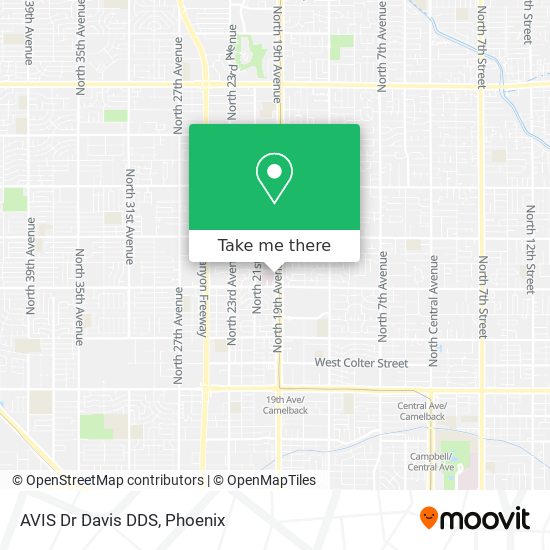 AVIS Dr Davis DDS map