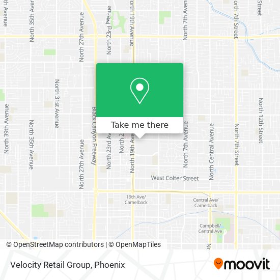 Velocity Retail Group map