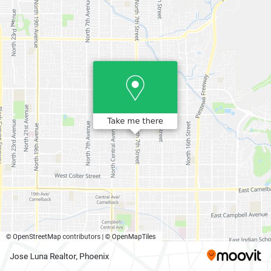 Jose Luna Realtor map