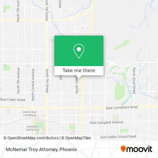 McNemar Troy Attorney map