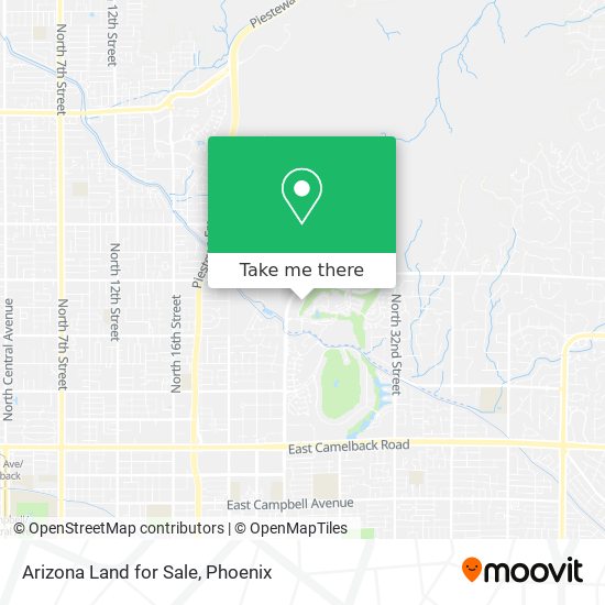 Arizona Land for Sale map