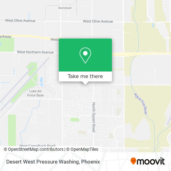 Mapa de Desert West Pressure Washing