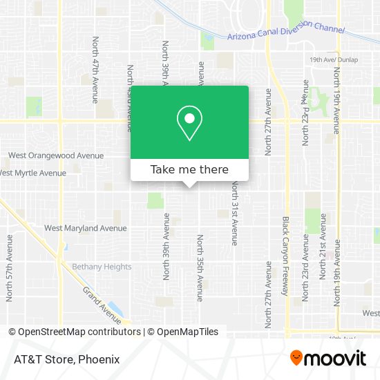 AT&T Store map