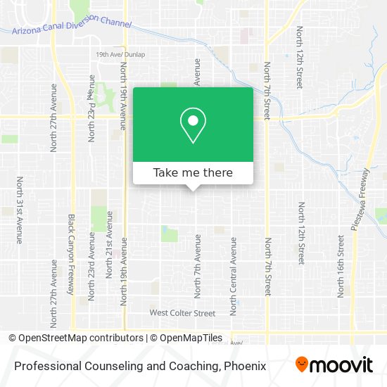 Professional Counseling and Coaching map