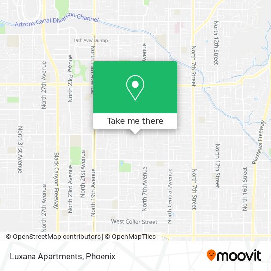 Luxana Apartments map