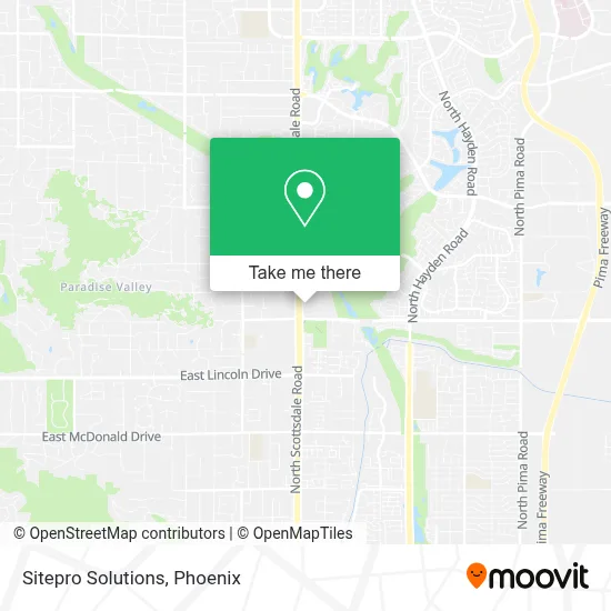Sitepro Solutions map