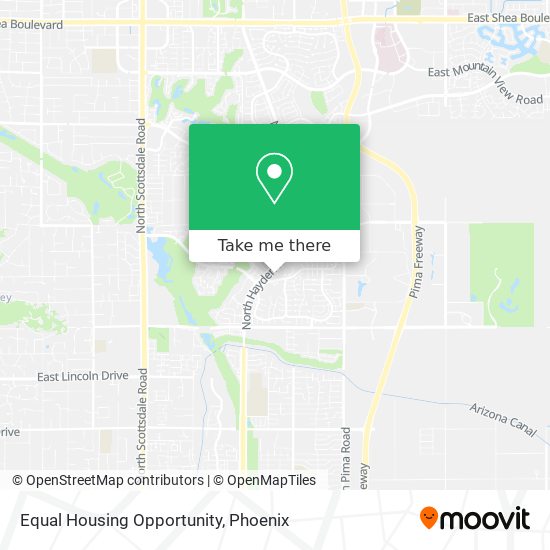 Mapa de Equal Housing Opportunity