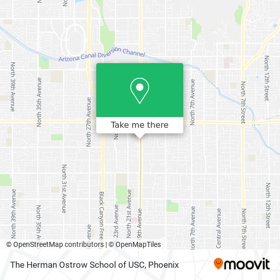 Mapa de The Herman Ostrow School of USC